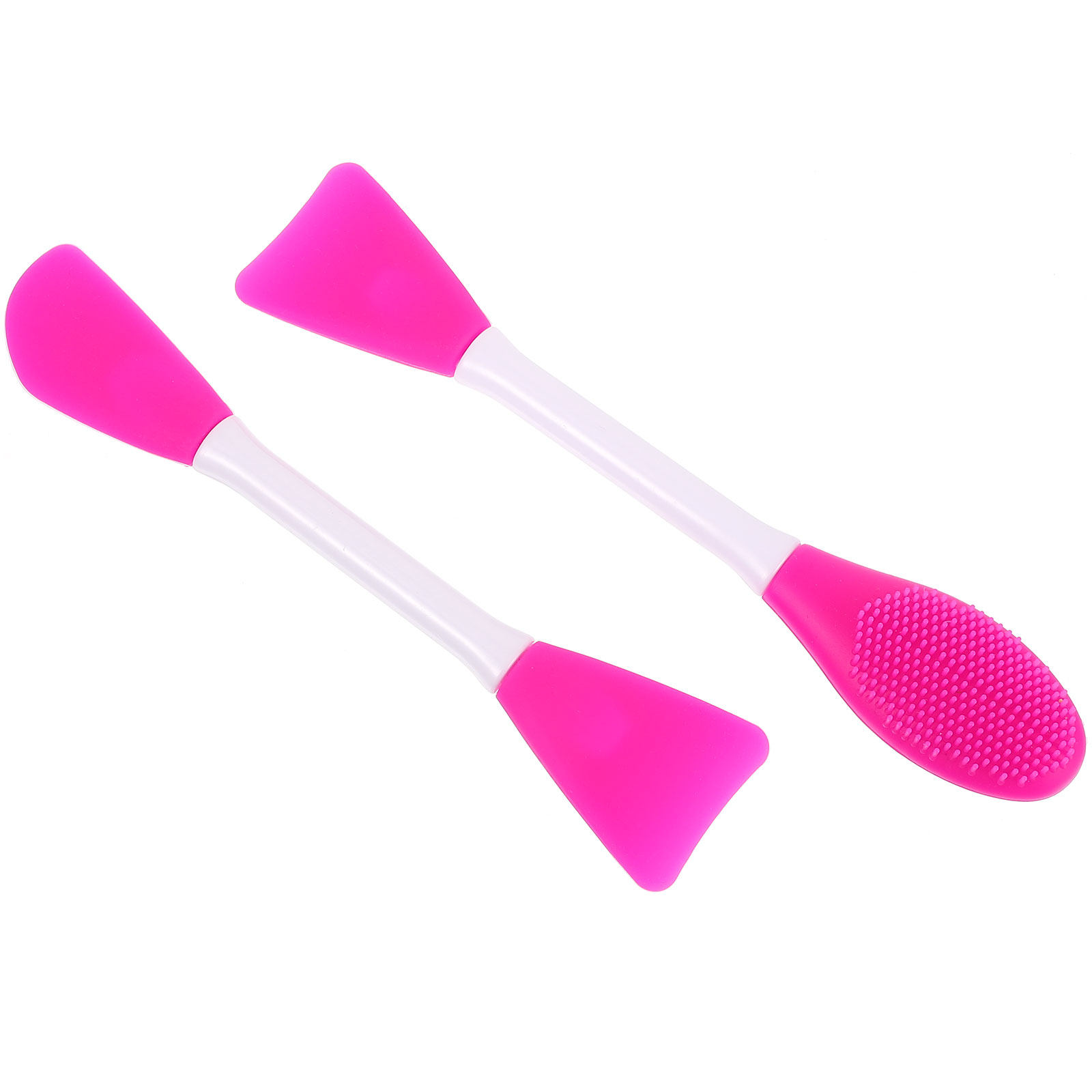 Face Mask Silicone - 1 Set Multifunktionaler Silikon-Maskenpinsel mit Doppelkopf