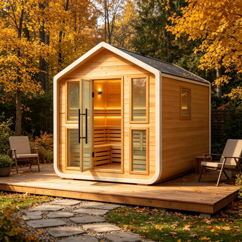 Spa Wellness Resorts - Maßgefertigte Luxus-Saunakabine aus Massivholz für Innen-