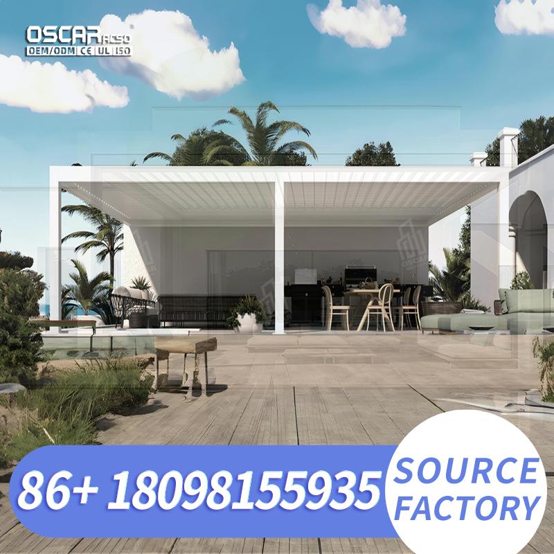 Spa Wellness Resorts - Einziehbare Pergola mit Schirm und Motor