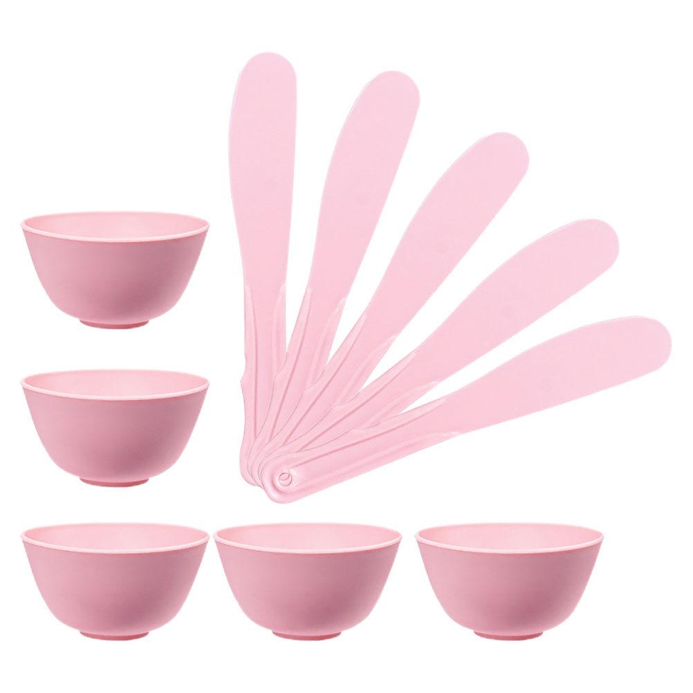 Face Mask Silicone - 5-teiliges Set: Silikon-Mischschüsseln für Gesichtsmasken, DIY-Kit