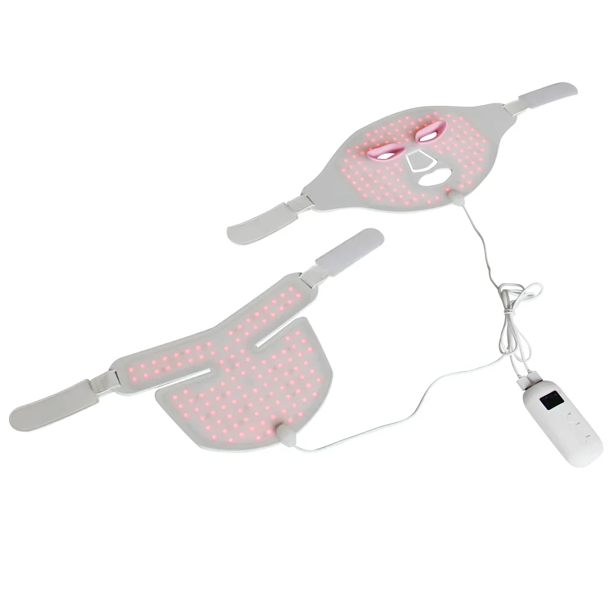 Face Mask Silicone - Ideatherapy Rotlichttherapie Silikon-LED-Maske TLM200 7-Farben-LED-Licht Rotlichttherapie
