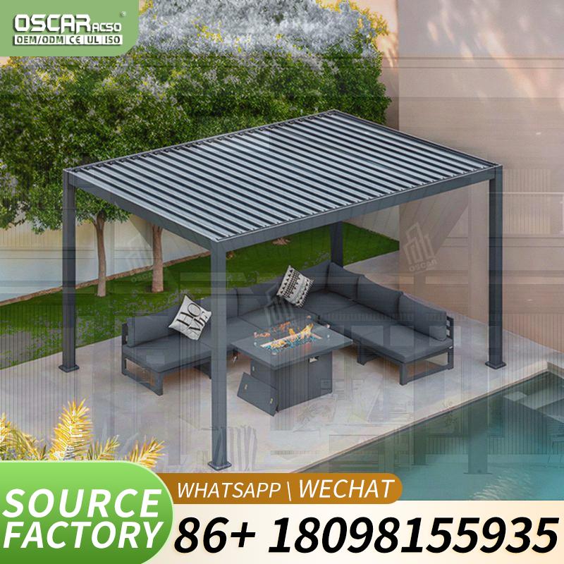 Spa Wellness Resorts - Einziehbare Pergola mit Schirm und Motor